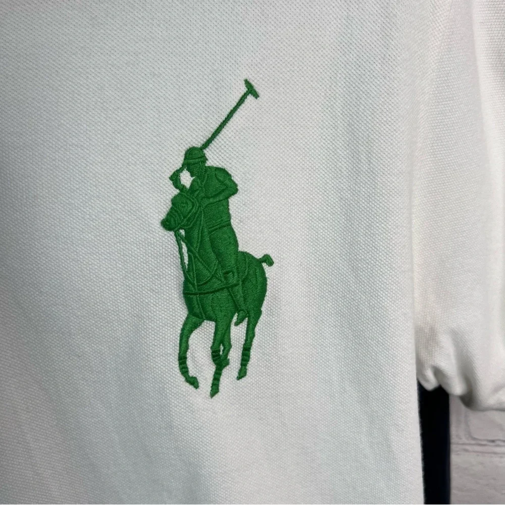 Polo Ralph Lauren White Custom Fit Polo Shirt XL